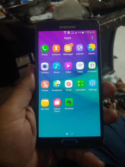 SAMSUNG NOTE 4 DUAL SIM WITH BOX 9/10