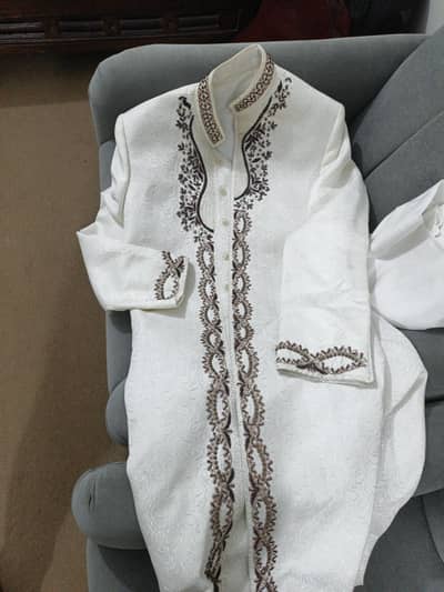 weeding sherwni set kulla khusaa inner and trouser mediunm size