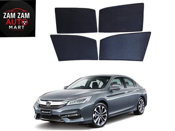 Honda Accord Premium Quality Japani Sun Shades 4 PCS - Model 2013-2018
