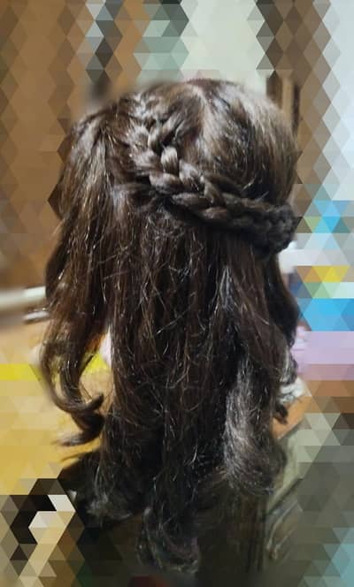 real hair Mannequin head