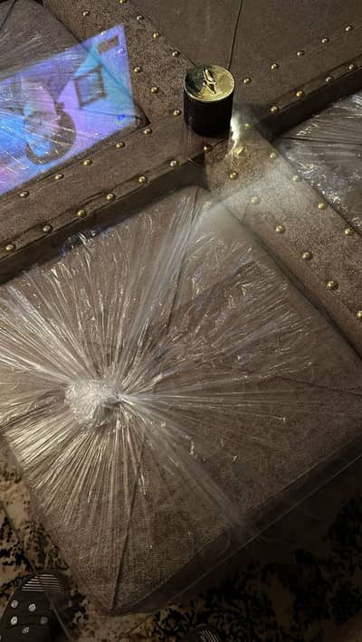 Sofa complete set L shape sofa 1 dewaan 2 stool 1 dining table