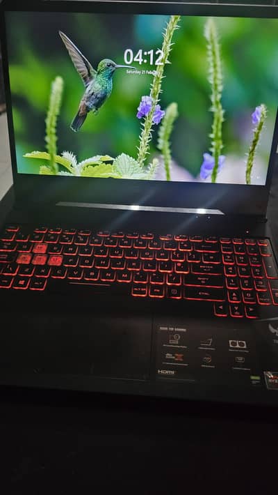 ASUS TUF FX505 120hz 15.6". GTX 1650.16gb ram. 750gb SSD