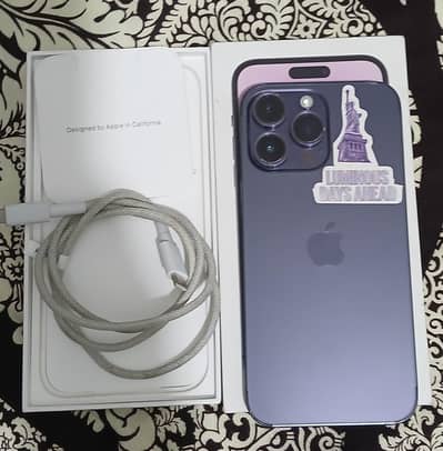 14promax with box LLA factory unlock both sim non active 10/8 82health