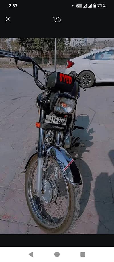 Honda cd70 black