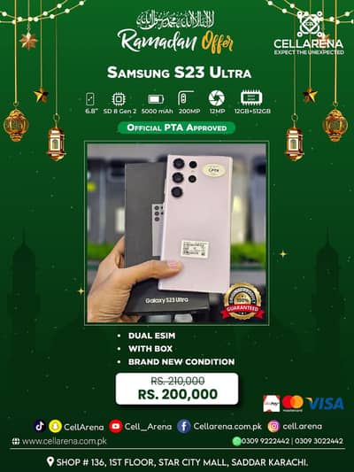RAMADAN OFFER SAMSUNG GALAXY S23 S22 S21 ULTRA APPROVED - CELLARENA