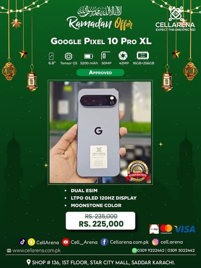 Ramadan Offer Google Pixel 10 Pro XL - CELLARENA