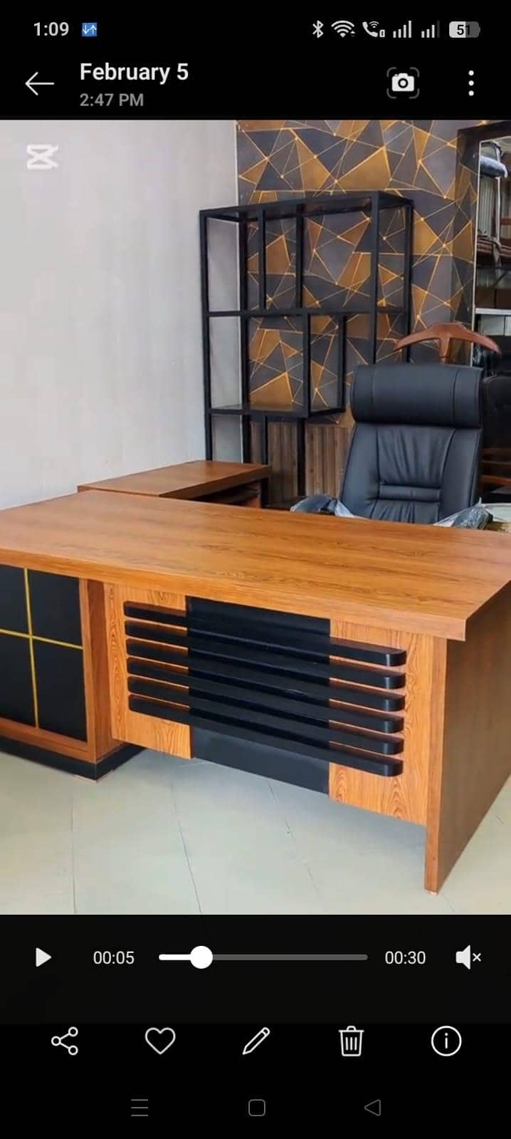 Executive office table Boss table 7