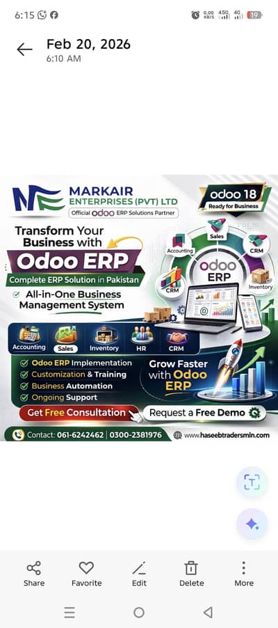 Odoo-ERP (MARKAIR)