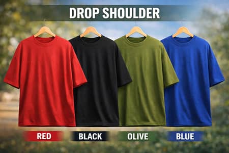 4 drop shoulder shirt combo Wit only 1499