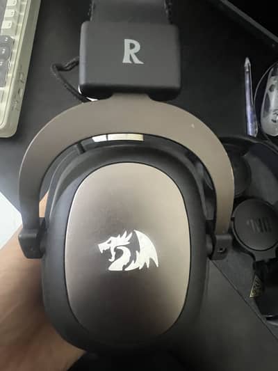 Gaming mouse and headphones