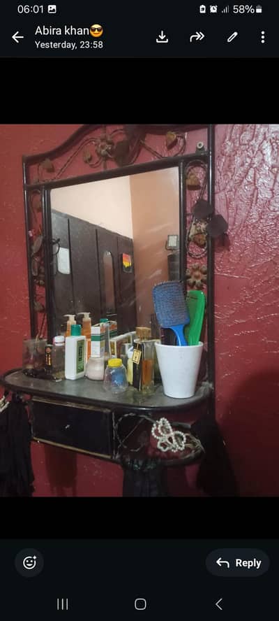 curtains wooden takhat almora nd dressing