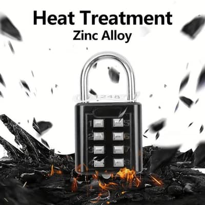 Waterproof Combination Padlock with 4-Digit Code