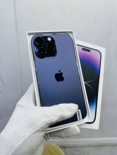 I phone 14 pro Max 256 GB PTA APPROVED 97% Battery Health with Box