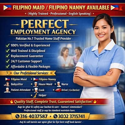 Patient attendant /Nanny /Maid /Baby sitter /Helper /Cook /Driver etc