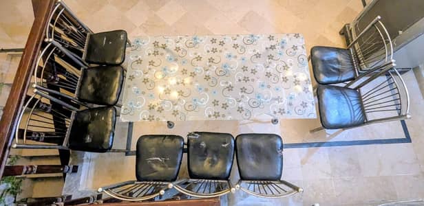 8-Seater Dining Table Sets l 1Pc Dining Table & 8 Pcs Chairs