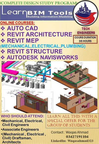 Auto Cad and Revit MEP course