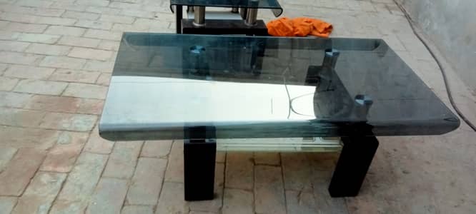 Glass table set