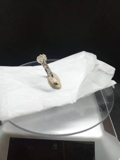 Ring/silver/diamond/certified/coustimized