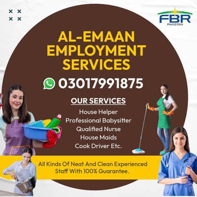 verify . Nanny . Cook. Kitchen Helper . House Maid . Nurse . Chef