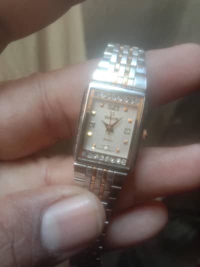 swiston watch ladies 18k Gold electro plated