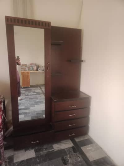 wooden Dressing with Mirror