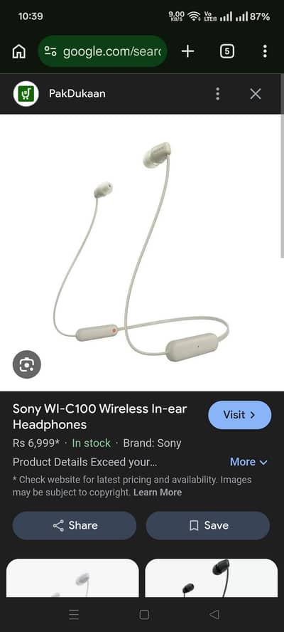 Sony nekband for sell