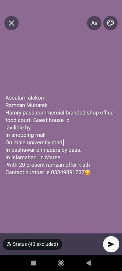 modern shop office guesthouse main on university road