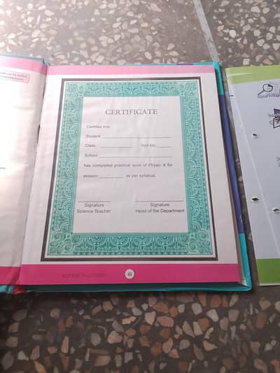Practical note book class 9 and 10