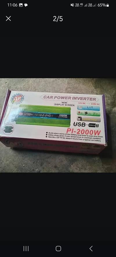 new 2000 watt inverter   DC TO AC