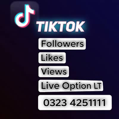 Instagram, TikTok & Facebook Followers Service
