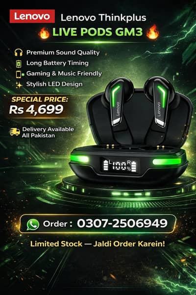 Lenovo think plus live pods gm3