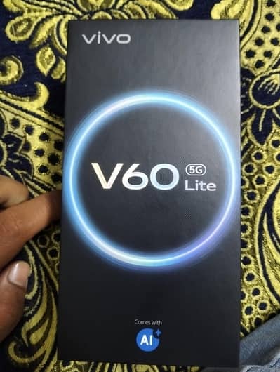 Vivo V60 lite 5G 12/256 Just Box open. . 03217695545