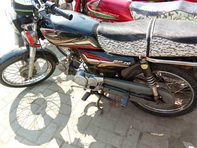 Super power black 2017 model bike