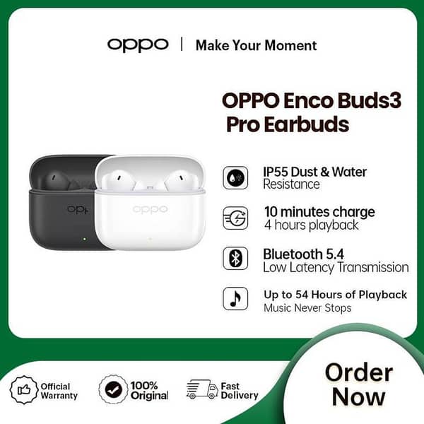 OPPO Enco Buds3 Pro True Wireless Earbuds