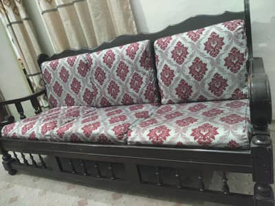 Wooden Sofa set (5 seater)