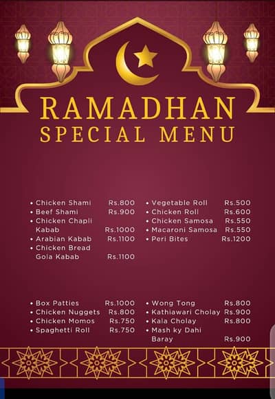 Ramzan Deal Home made food