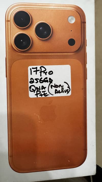 Iphone 17pro. Non PTA. Non Active 256GB