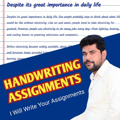 I will write assignment for you
