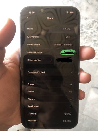 iPhone 13 Pro Max with box no adapter