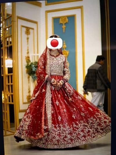 Bridal Barat Dress with Jewellery
