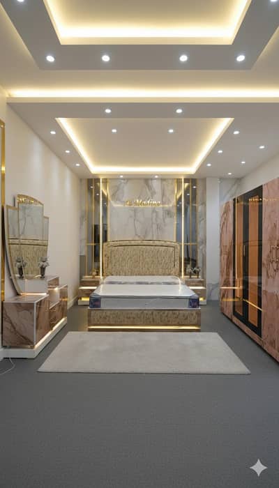 Bedroom set | luxury bed room set| bedset | lasani bed set |