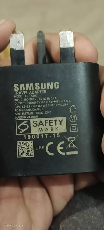 Samsung note 20ultra box pulled original charger for sale