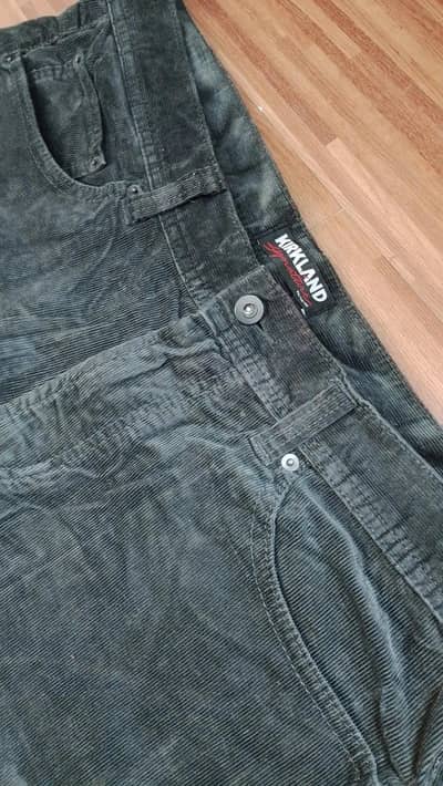 Kirkland Signature Black Corduroy Pants (36x30) - USA IMPORTED| Unisex
