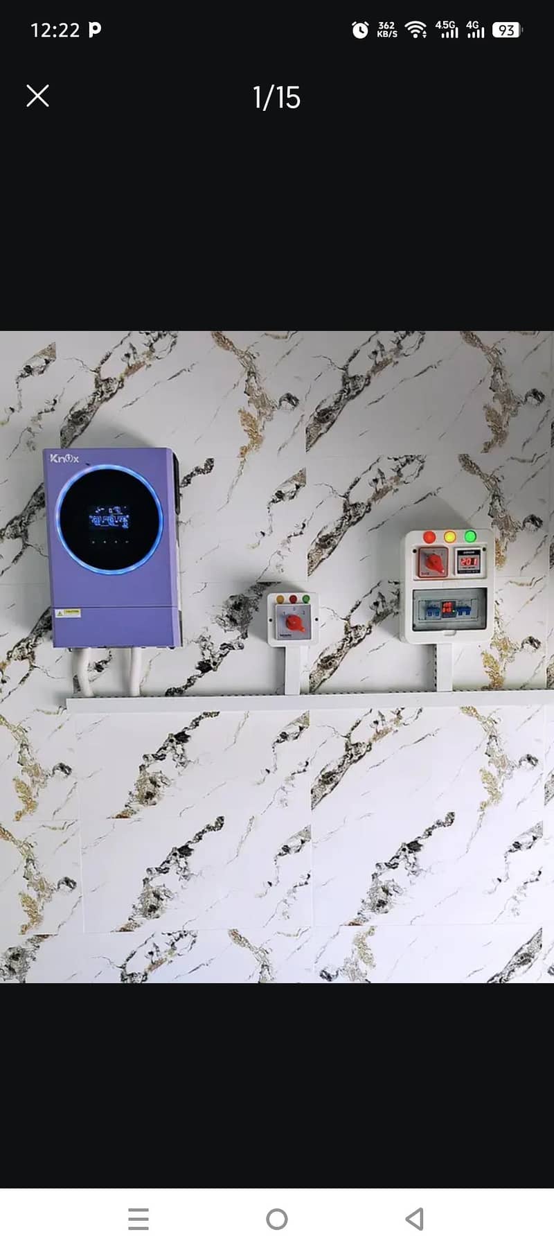 Solar system installation 1