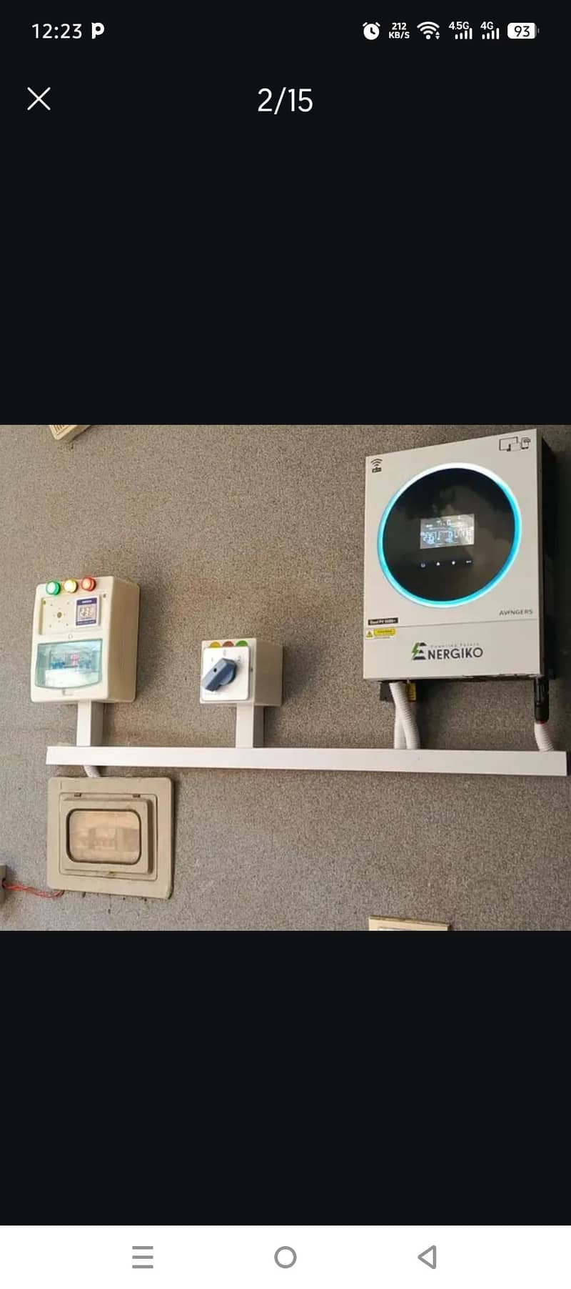 Solar system installation 2