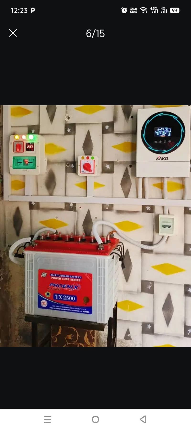 Solar system installation 4