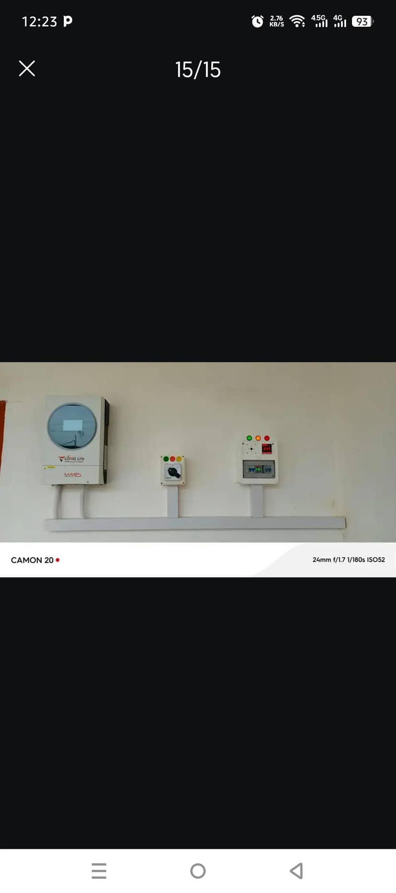 Solar system installation 6