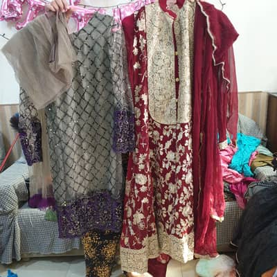Heavy Embroided Party wear suits —Size :Small– Wedding Collection