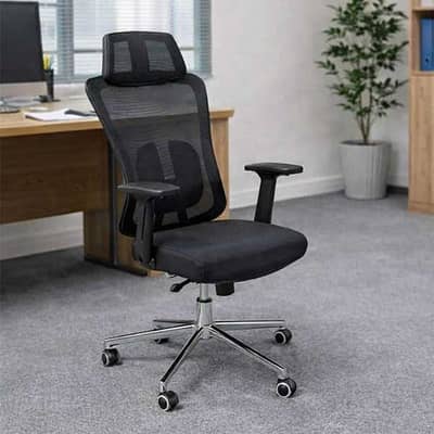 Ergonomic Mesh Office Chair with Adjustable Armrests – Comfortable
