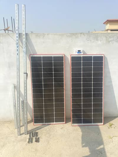 2×180W Solar Panels + Charger + Stand – Full Bundle, Pickup Kohat